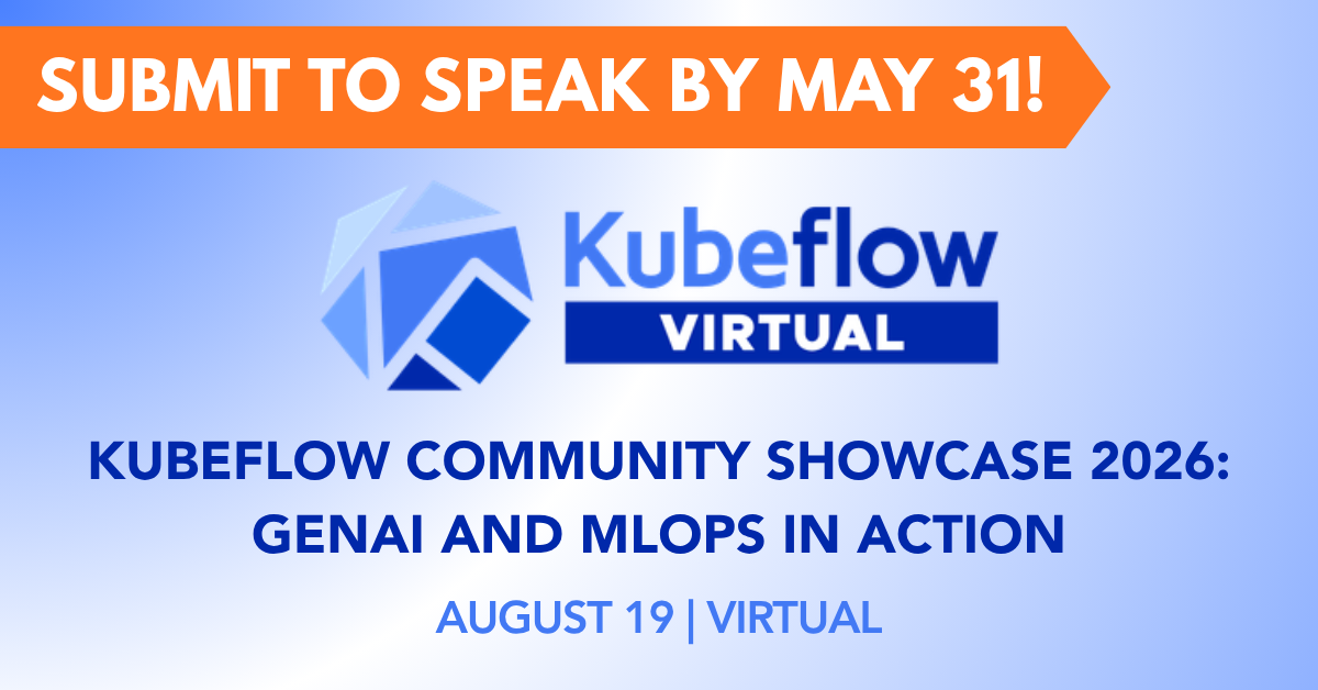 Kubeflow Virtual 2026 - CFP