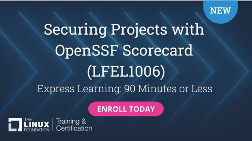 Securing Projects with OpenSSF Scorecard (LFEL1006)