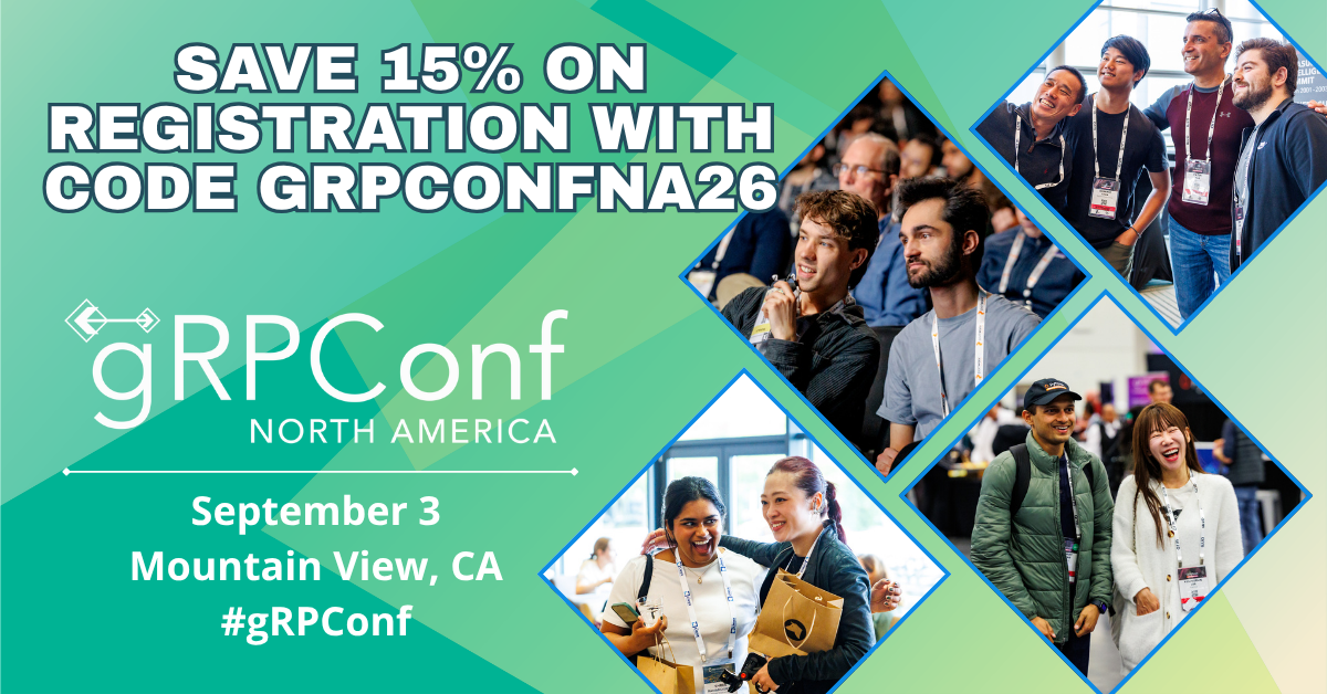 gRPConf NA 2026 - Reg + Save Code