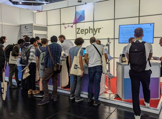 zephyrproject.orgwp-contentuploadssites38202207zephyr-booth-at-Embedded-World-2022-scaled-2